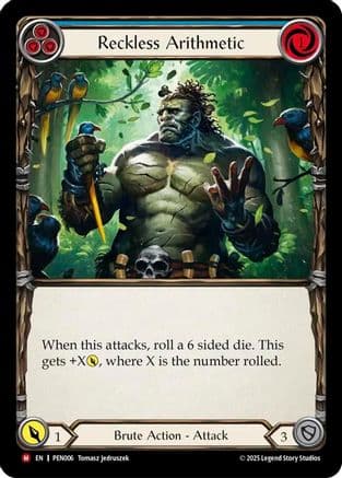 Reckless Arithmetic (Blue) — Compendium of Rathe