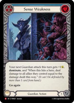 Sense Weakness (Blue) — Compendium of Rathe