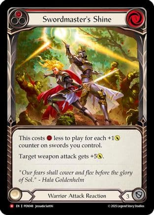 Swordmasters Shine (Red) — Compendium of Rathe