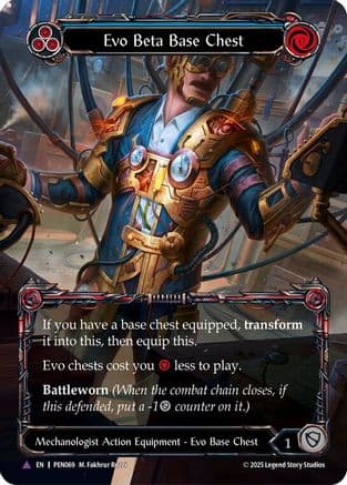 Evo Beta Base Chest (Blue) (Marvel) — Compendium of Rathe