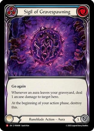 Sigil Of Gravespawning (Blue) — Compendium of Rathe