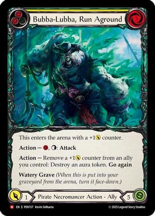 Bubba Lubba Run Aground (Yellow) — Compendium of Rathe