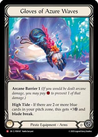 Gloves Of Azure Waves — Compendium of Rathe Flesh and Blood card by Niklas Akesson