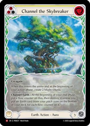 Channel The Skybreaker (Yellow) (Extended Art) — Compendium of Rathe