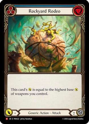 Rockyard Rodeo (Blue) — Compendium of Rathe