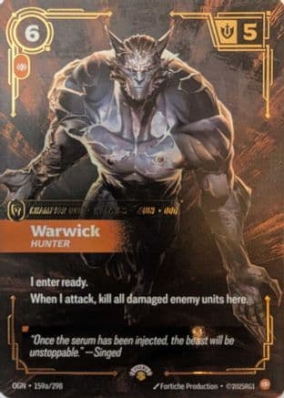 Warwick - Hunter — Riftbound Promotional Cards