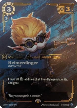 Heimerdinger - Inventor — Riftbound Promotional Cards