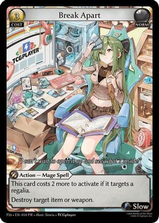 Break Apart — Promotional Cards