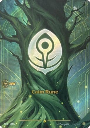 Calm Rune (Alternate Art) — Spiritforged