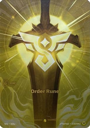 Order Rune (Alternate Art) — Spiritforged