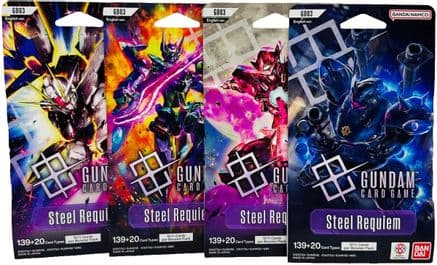 Steel Requiem Sleeved Booster Pack Art Bundle [Set of 4] — Steel Requiem