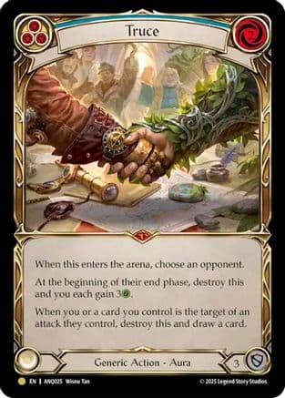 Truce (Blue) (ANQ025) — Compendium of Rathe - Antiquity Pack