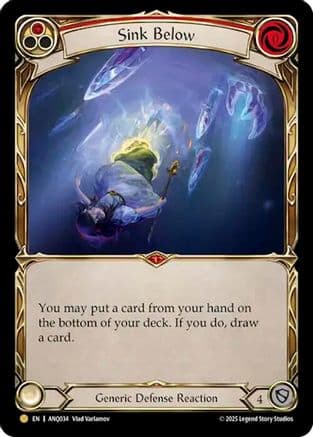 Sink Below (Red) (ANQ034) — Compendium of Rathe - Antiquity Pack