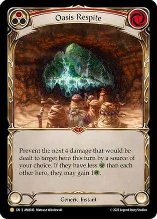 Oasis Respite (Red) (ANQ035) — Compendium of Rathe - Antiquity Pack