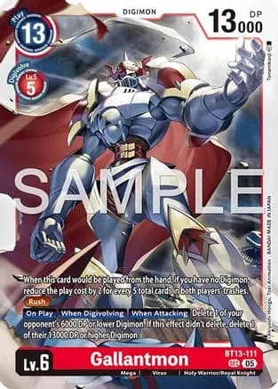 Gallantmon - BT13-111 (Reprint) — Advanced Booster Digimon Generation