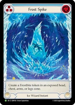 Frost Spike — GEM Pack 4 Flesh and Blood card by Orson CaptainSass