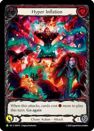 Hyper Inflation — GEM Pack 4 Flesh and Blood card by Grégory Nunkovics