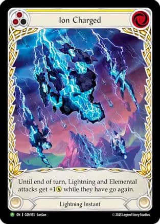 Ion Charged — GEM Pack 4 Flesh and Blood card by SanSan