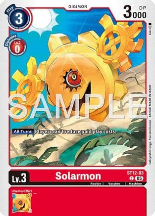 Solarmon (Reprint) — Advanced Booster Digimon Generation