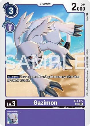 Gazimon (Reprint) — Advanced Booster Digimon Generation