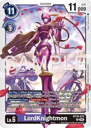 LordKnightmon - BT19-072 (Reprint) — Advanced Booster Digimon Generation