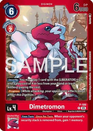 Dimetromon - P-189 — Limited Card Pack -Another Knight-