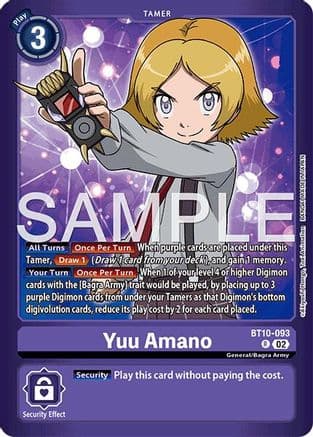 Yuu Amano — Limited Card Pack -Another Knight-
