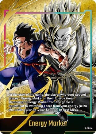 Energy Marker (E-106) (Gold) — Fusion World Energy Markers