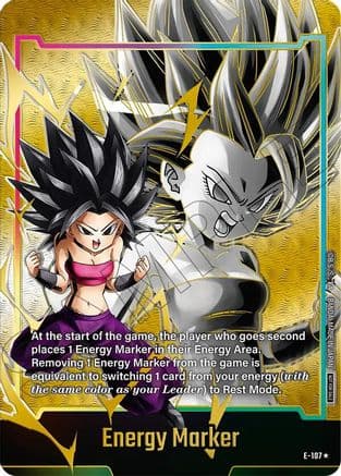 Energy Marker (E-107) (Gold) — Fusion World Energy Markers