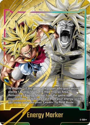 Energy Marker (E-109) (Gold) — Fusion World Energy Markers