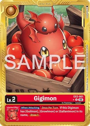 Gigimon (Gold Border) — Advanced Booster Digimon Generation