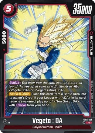 Vegeta : DA — Dual Evolution
