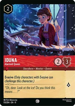 Iduna - Alarmed Queen (Foil) — Winterspell