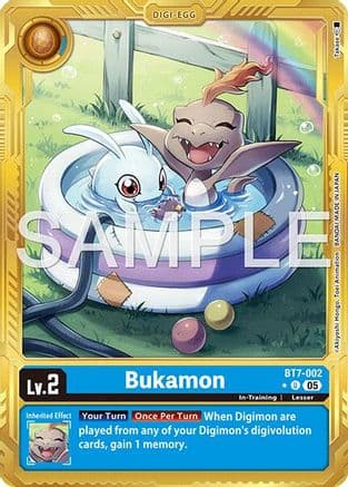 Bukamon (Gold Border) — Advanced Booster Digimon Generation