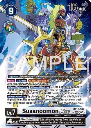 Susanoomon ACE (Alternate Art) — Advanced Booster Digimon Generation