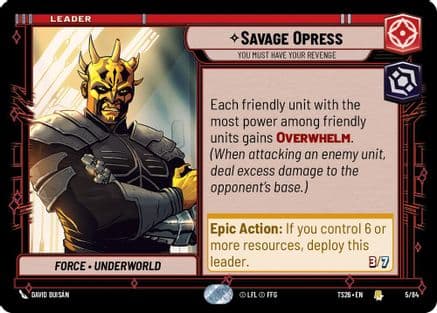 Savage Opress - You Must Have Your Revenge — Twin Suns
