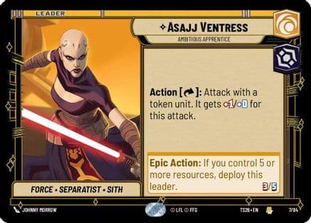 Asajj Ventress - Ambitious Apprentice — Twin Suns