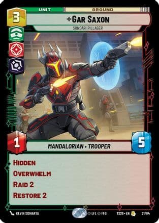 Gar Saxon - Sundari Pillager — Twin Suns