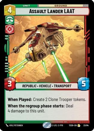 Assault Lander LAAT — Twin Suns