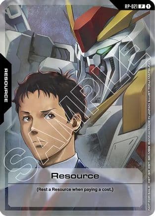 Resource (RP-021) (Mobile Suit Gundam: Hathaway's Flash) — Promotional Resource Tokens
