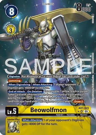 Beowolfmon (Alternate Art) — Advanced Booster Digimon Generation