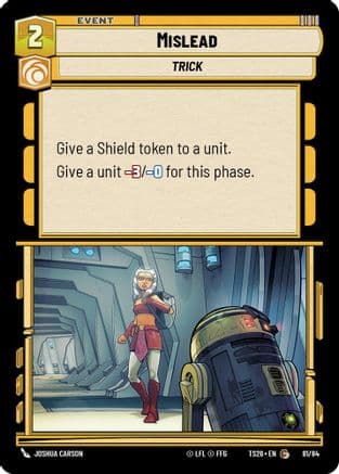 Mislead — Twin Suns Star Wars: Unlimited card by Joshua Carson