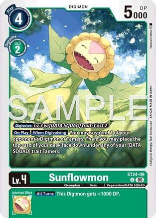Sunflowmon — Starter Deck 24: Data Squad