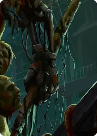 Riptide, Lurker of the Deep // Gravy Bones, Shipwrecked Looter Double Sided Art Card (Middle Center) — GEM Pack 2