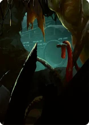 Riptide, Lurker of the Deep // Gravy Bones, Shipwrecked Looter Double Sided Art Card (Bottom Left) — GEM Pack 2