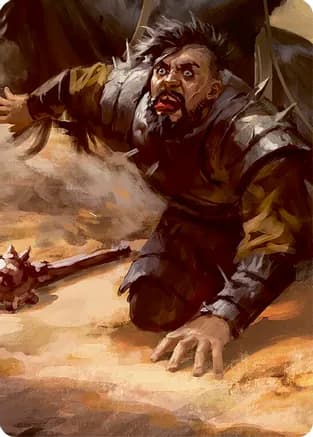 Tuffnut, Bumbling Hulkster // Kayo, Underhanded Cheat Double Sided Art Card (Bottom Right) — GEM Pack 3