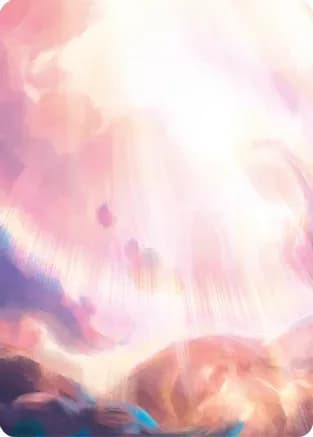 Enlightened Strike // Shelter from the Storm Double Sided Art Card (Top Right) — GEM Pack 4