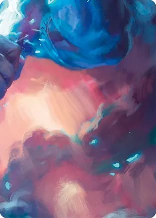 Enlightened Strike // Shelter from the Storm Double Sided Art Card (Middle Center) — GEM Pack 4