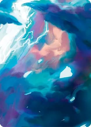 Enlightened Strike // Shelter from the Storm Double Sided Art Card (Bottom Left) — GEM Pack 4