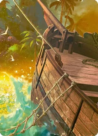 Treasure Island // High Seas Map Doubled Sided Art Card (Middle Center) — High Seas